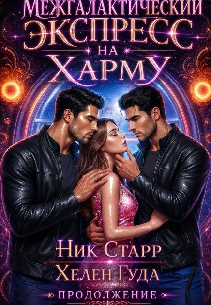 Межгалактический экспресс на Харму. Продолжение Обложка книги «Межгалактический экспресс на Харму. Продолжение» — Ник Старр; Хелен Гуда, ISBN 9785524024169