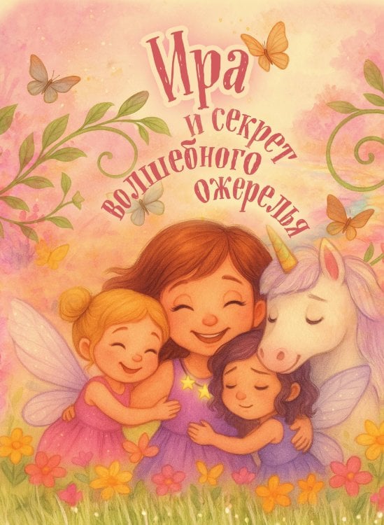 Обложка книги «Ира и секрет волшебного ожерелья. Именная книга для девочек с заданиями» — Нет автора, ISBN 9785042281143