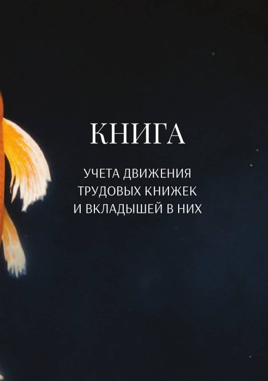 Обложка книги «Книга учета трудовых книжек и вкладыщей к ним» — автора нет, ISBN 9785521887385