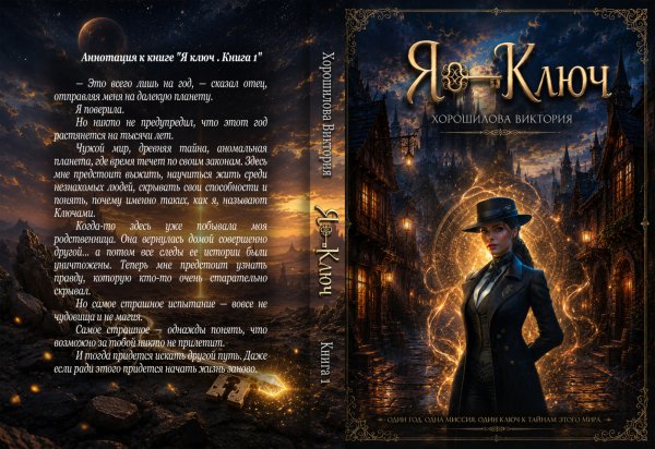 Обложка книги «Я - Ключ. Книга 1» — Виктория Хорошилова, ISBN 9785524020048