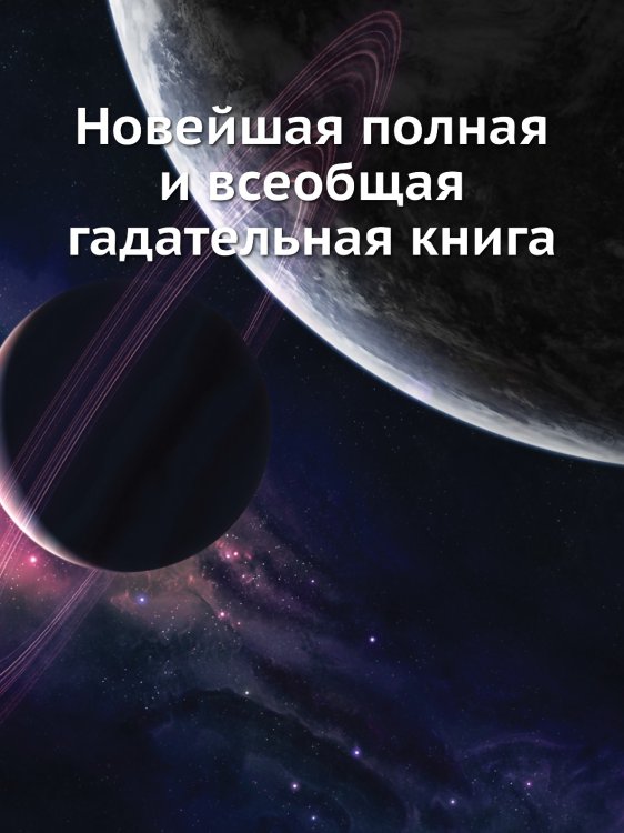 Новейшая полная и всеобщая гадательная книга