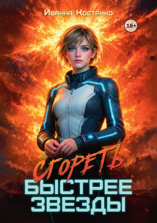 Обложка книги «Сгореть быстрее звезды» — Иванна Кострико, ISBN 9785521994786