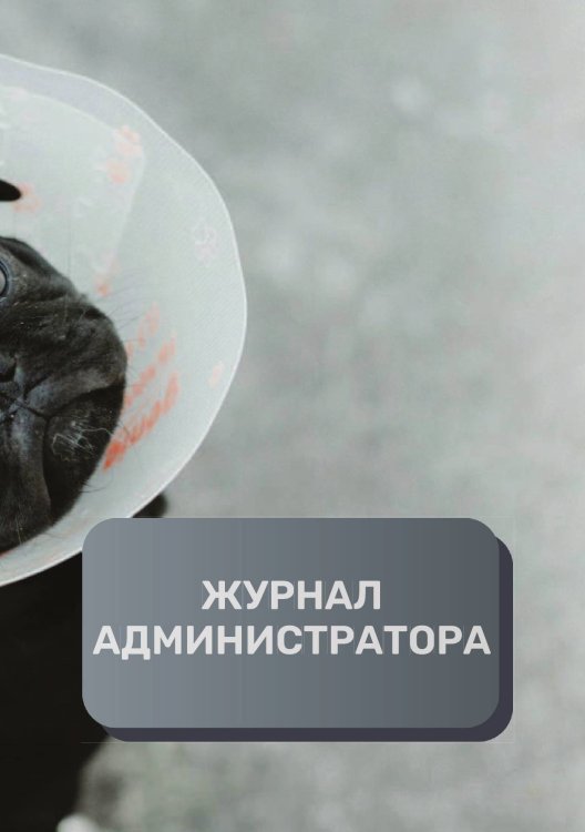 Обложка книги «Журнал администратора ветеринарной клиники» — автора нет, ISBN 9785521893553
