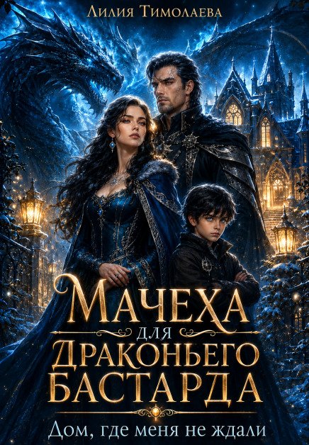 Обложка книги «Мачеха для драконьего бастарда. Дом, где меня не ждали» — Лилия Тимолаева, ISBN 9785524023728
