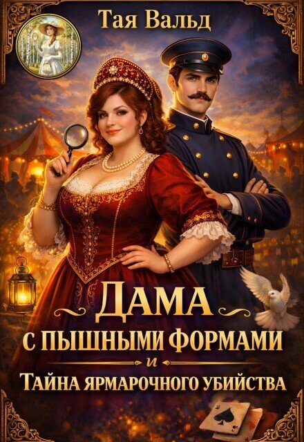 Обложка книги «Дама с пышными формами и тайна ярмарочного убийства» — Тая Вальд, ISBN 9785524013637