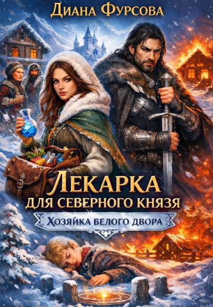 Лекарка для северного князя. Хозяйка белого двора Обложка книги «Лекарка для северного князя. Хозяйка белого двора» — Диана Фурсова, ISBN 9785524017680
