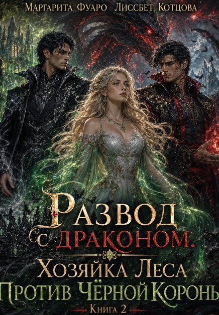 Обложка книги «Развод с драконом. Хозяйка леса против чёрной короны» — Маргарита Фуаро; Лиссбет Котцова, ISBN 9785524042651