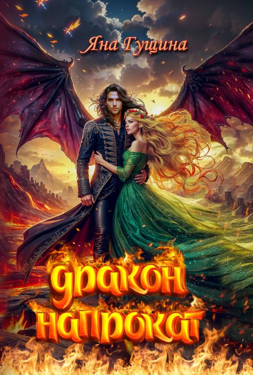 Обложка книги «Дракон напрокат» — Яна Гущина, ISBN 9785524065186