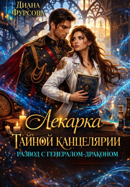 Обложка книги «Лекарка Тайной канцелярии. Развод с генералом-драконом» — Диана Фурсова, ISBN 9785524017673