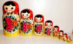 Матрешка Семеновская 9м 22см