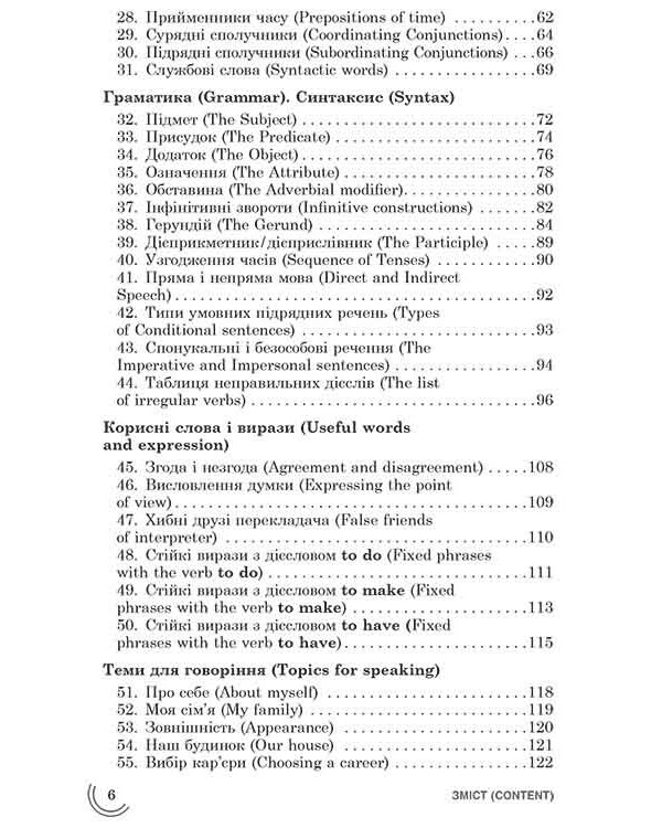 100 тем. Англійська мова