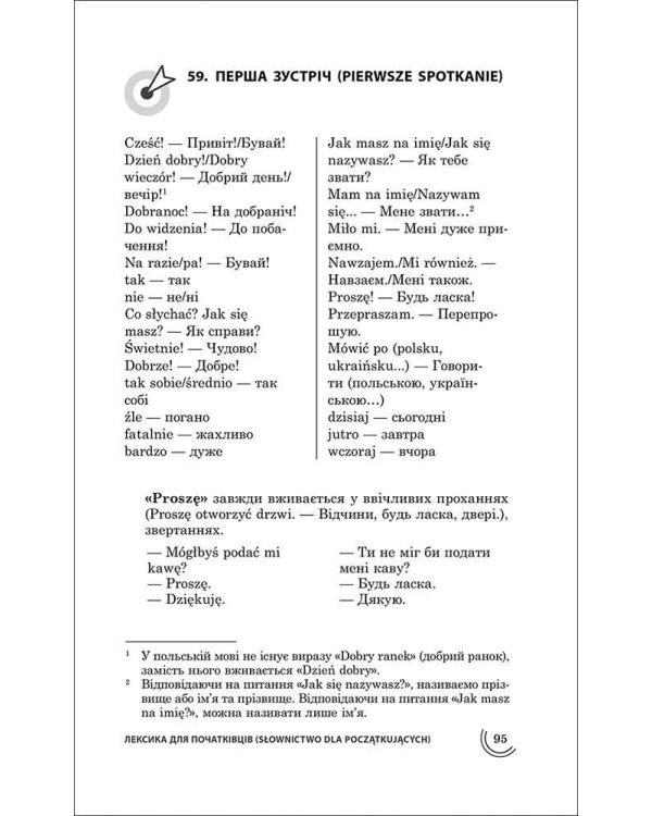 100 тем. Польська мова