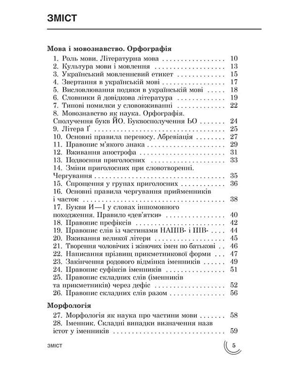 100 тем. Українська мова