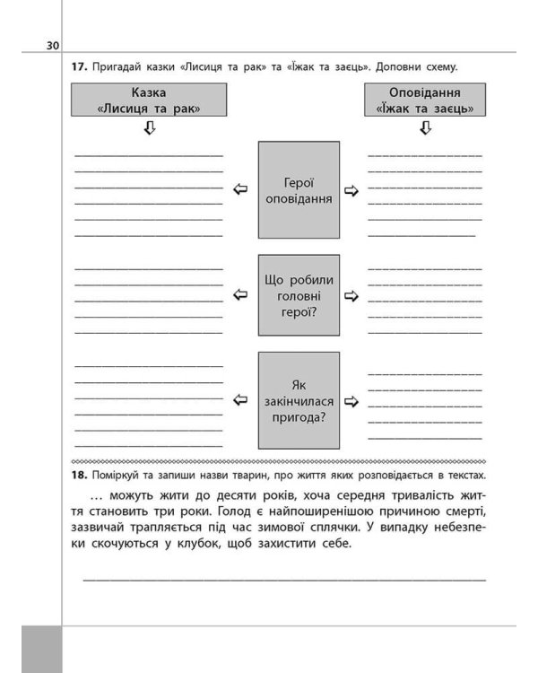 Читаємо, розуміємо, творимо. 2 клас, 1 рівень. Дарунки з трьох зернин