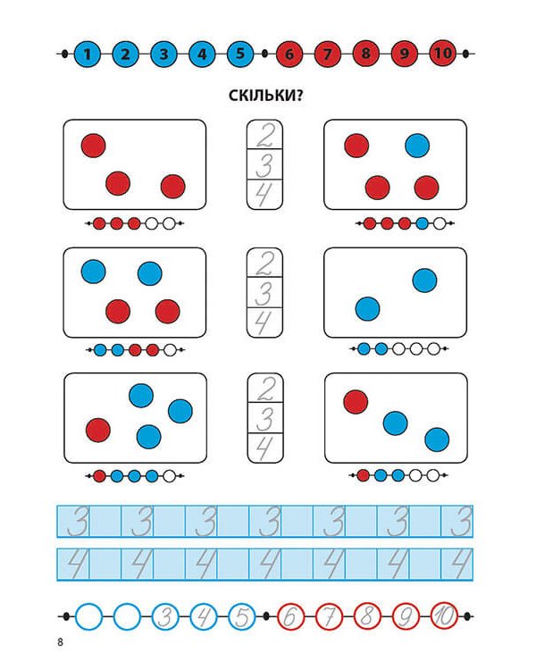Когнітивний розвиток. Математика. Скільки? Більше. Менше