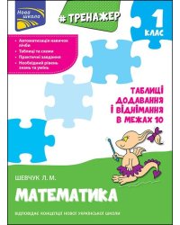 Тренажер з математики. Таблиці додавання і віднімання у межах 10