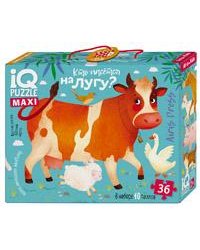 IQ Пазл Напольный Домашние животные 2+