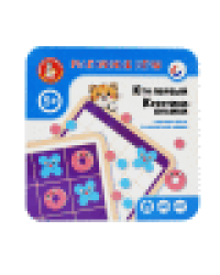 Игра магнитная в жестяной коробочке Кто первый. Крестики нолики