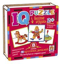 IQ Пазл деревянный.2+ Весёлые игрушки