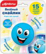 Веселый смайлик Голубой