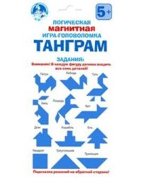 Игра магнитная головоломка ТАНГРАМ европодвес