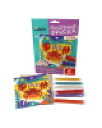Набор для творчества. Песочная фреска Краб без рамки, 6 цветов, 138х165 мм
