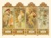 Постер.Альфонс Муха. Серия «Времена года 1886г.». Формат А3.