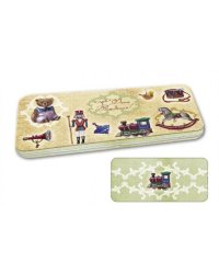 Коробочка подарочная для денег Сказочные игрушки Конверт для денег арт.43673 16,6х7,6х1см, из черного окрашенного металла 16,6х7,6х1