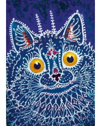 Постер. Кошачьи миры. Луис Уэйн. Кот в готическом стиле. Формат А3.