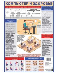 Компьютер и здоровье. Наглядно-оформительский плакат.А3.-М.:Проспект,2025.