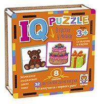 IQ Пазл деревянный.3+ В гостях у мишки