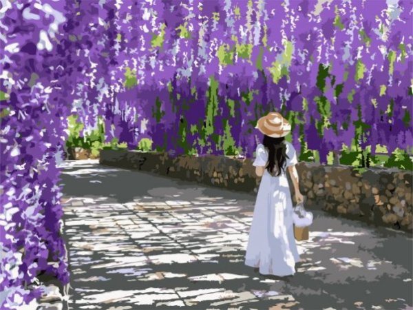 Набор для раскрашивания по номерам Девушка в саду, 24 цвета: краски акриловые на водной основе 24 штуки, холст c контурным рисунком (нетканый материал), на подрамнике из МДФ, кисти 3 штуки, контрольный лист со схемой / 30x40x1,6см арт.88117 Набор для раскрашивания по номерам Девушка в саду, 24 цвета: краски акриловые на водной основе 24 штуки, холст c контурным рисунком (нетканый материал), на подрамнике из МДФ, кисти 3 штуки, контрольный лист со схемой / 30x40x1,6см арт.88117