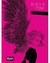 MyArt. БЛОКНОТ в линию Black Pink. Крылья
