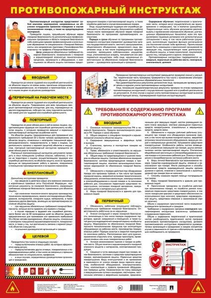 Противопожарный инструктаж. Наглядно-оформительский плакат.-М.:Проспект,2025. Противопожарный инструктаж. Наглядно-оформительский плакат.-М.:Проспект,2025.