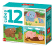 Кубики пластмассовые Мама и малыш 12 шт Baby Toys