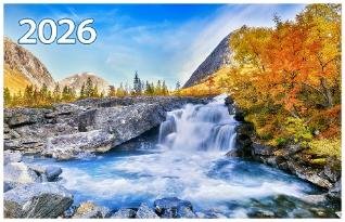 Водопад в горах