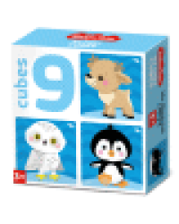 Кубики пластмассовые На краю земли 9 шт Baby Toys