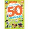 Весёлые друзья. Чебурашка Золотая коллекция. 50 наклеек. 145х210мм. Скрепка. 2 стр. Умка в кор.50шт