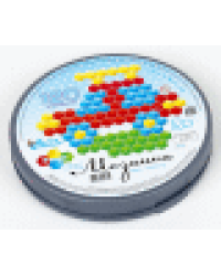 Мозаика шестигранная 120 эл круглая пласт.коробка