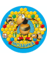 Мозаика шестигранная 150 эл круглая пласт.коробка