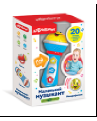 Микрофончик Маленький музыкант Голубой