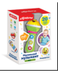 Микрофончик Маленький музыкант Зеленый