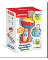 Микрофончик Маленький музыкант Красный