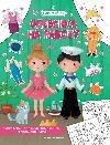 Одеваюсь на работу раскраска, 2 бумажные куклы, наряды для кукол дп