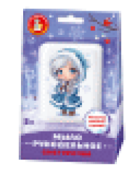 Набор для изготовления мыла. Рукодельное мыло с картинкой Снегурочка