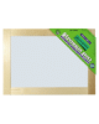 Доска двусторонняя обучающая магнитно-маркерно-меловая 36,5см х 26,5см неокр.