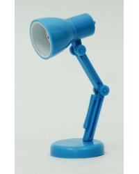 Фонарь портативный «Минилампа голубая» арт.39693 (12*4,6см, электрический со светодиодной лампой (корпус из АБС пластика, элемент питания - батарейка дисковая AG 10, 3шт, светодиодная лампа DIA 5мм) / 12*4,6 арт.39693