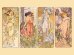 Постер.Альфонс Муха. Серия «Цветы». Формат А3.