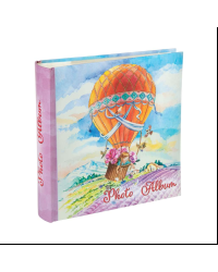 Фотоальбом «ДИРИЖАБЛЬ» на 200 фотографий (обложка из картона, листы из бумаги c кармашками-держателями из ПВХ для фото, с полями для записей), 50 листов / 5*22*22см арт.81302