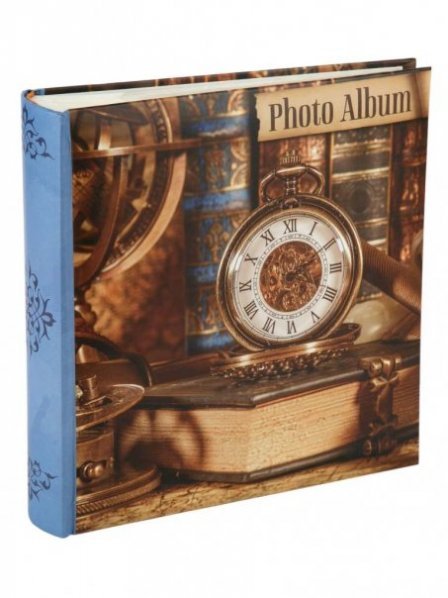 Обложка книги «Фотоальбом ЧАСЫ на 200 фотографий обложка из картона, листы из бумаги c кармашками-держателями из ПВХ для фото, с полями для записей, 50 листов 52222см арт.81300», ISBN 4630072931641